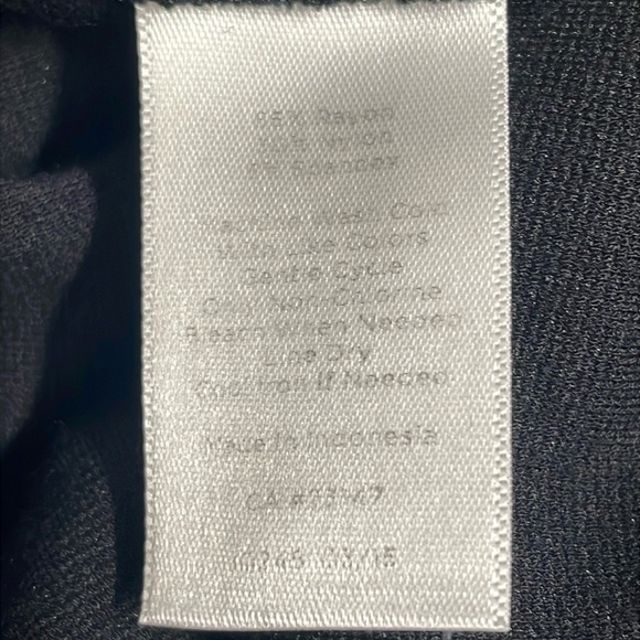 Talbots Petites Black Pull On Elastic Waistband Skinny Pants Ankle Zip MP - Picture 13 of 14